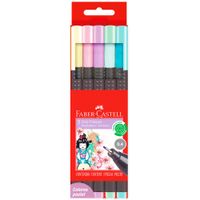 Rotuladores FABER-CASTELL Pastel Agarre Fino Paquete 5un