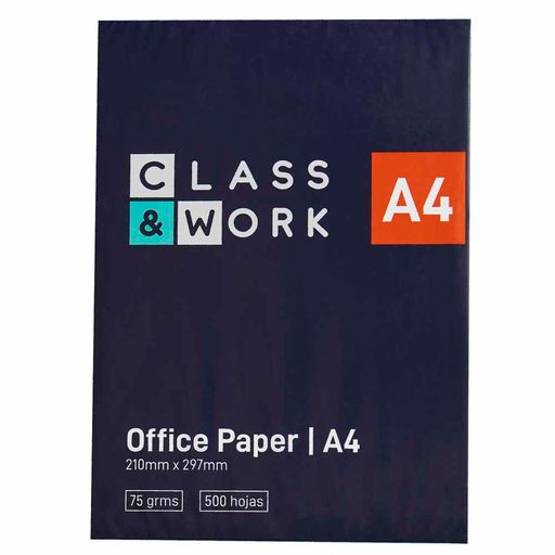 Papel CLASS & WORK A4 500 | plazaVea -