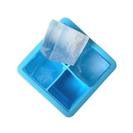 KIOXX Cubeta De Hielo De Silicona 8 Cavidades Celeste celeste