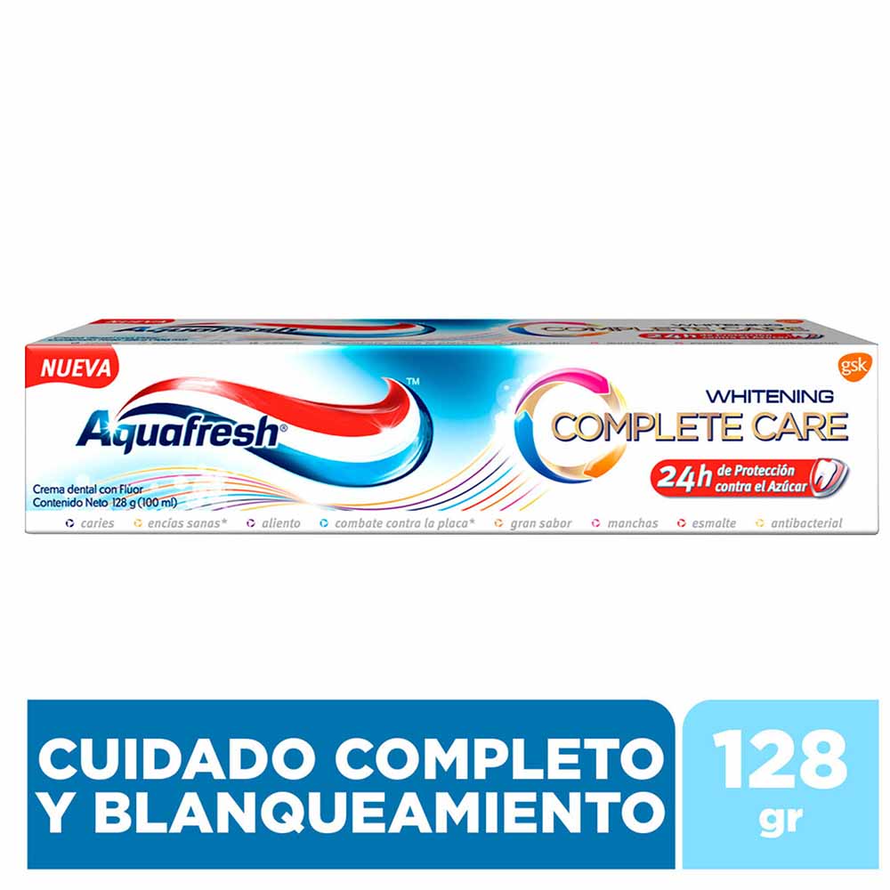 Pasta Dental AQUAFRESH Complete Care Whitening Tubo 100ml