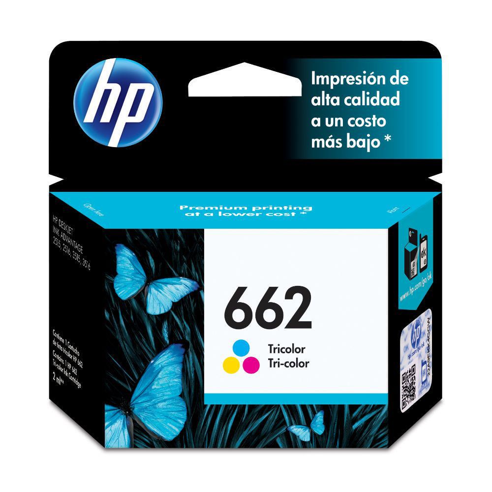 Cartucho de tinta HP 662 Tricolor Original | plazaVea - Supermercado