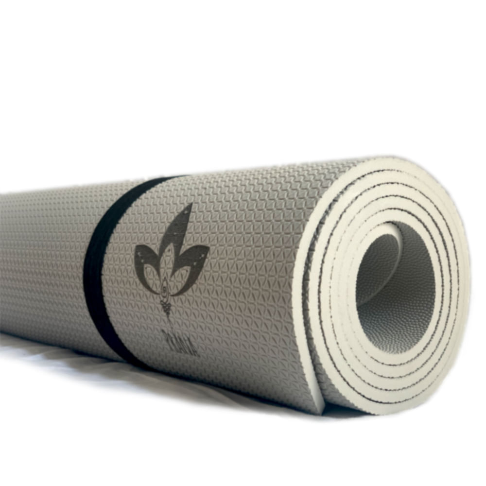 Mat de Yoga Prana Gris Antideslizante plazaVea Supermercado