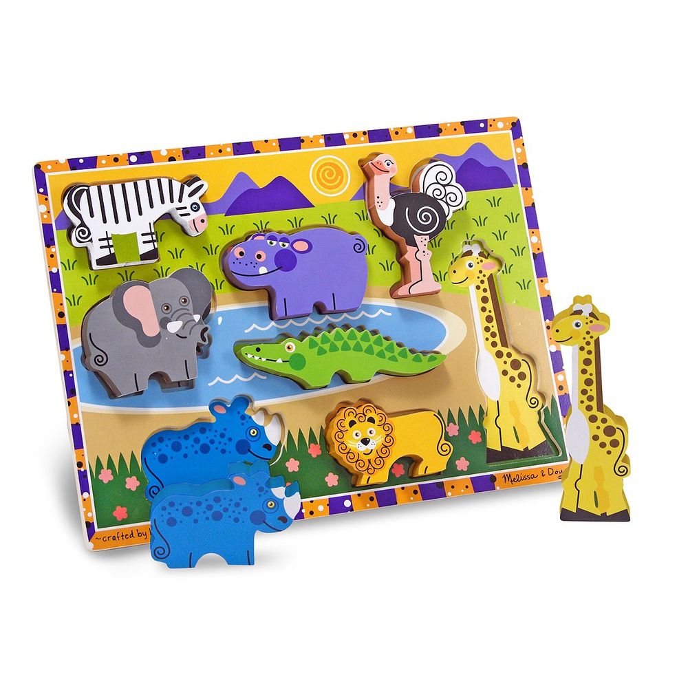 Rompecabezas Melissa & Doug Chunky Safari | plazaVea - Supermercado