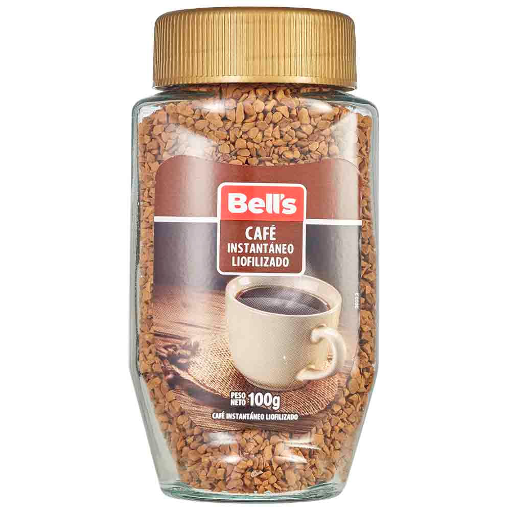 Café Instantáneo BELL'S Liofilizado Frasco 100g