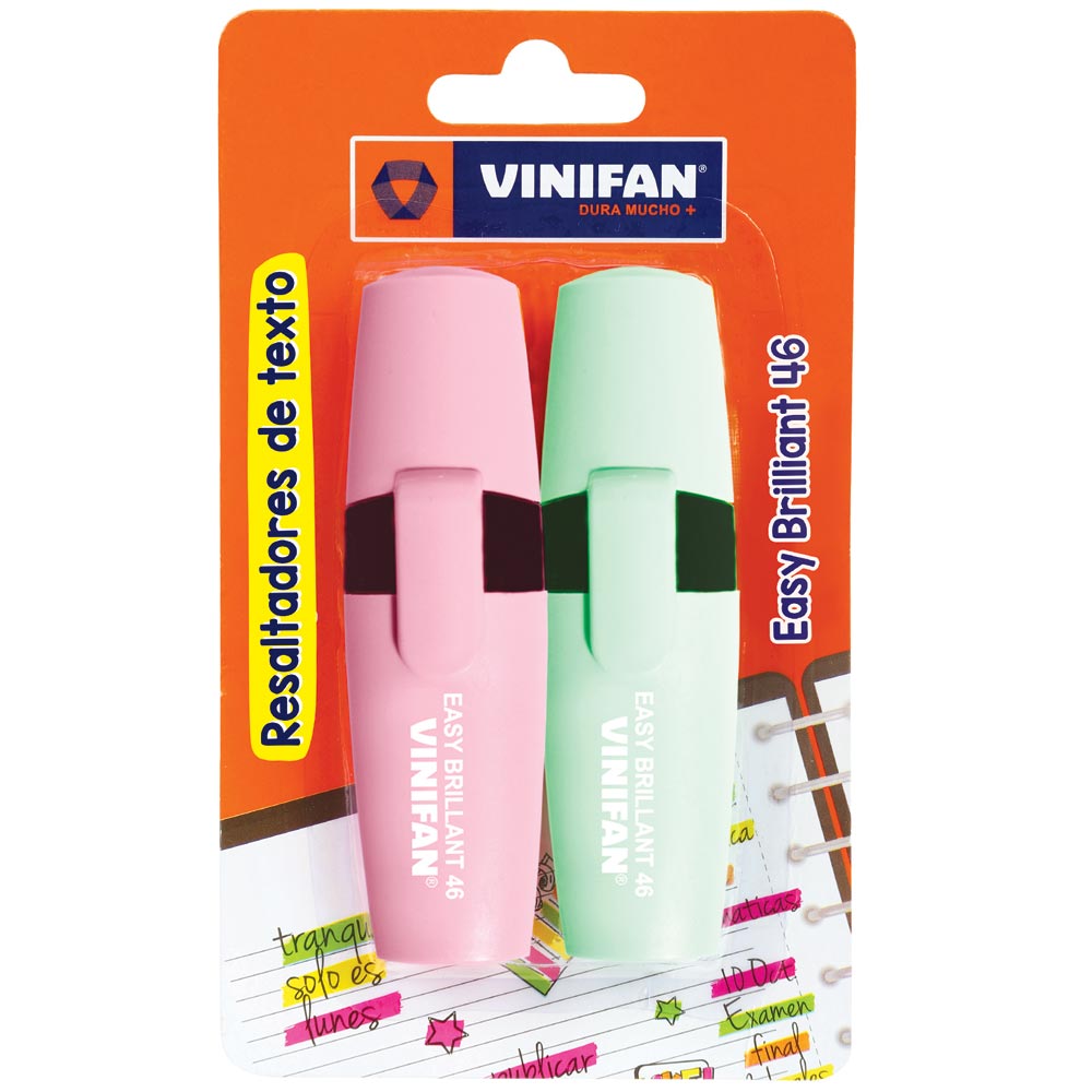 Resaltador VINIFAN Easy Bril46 Rosa/Verde