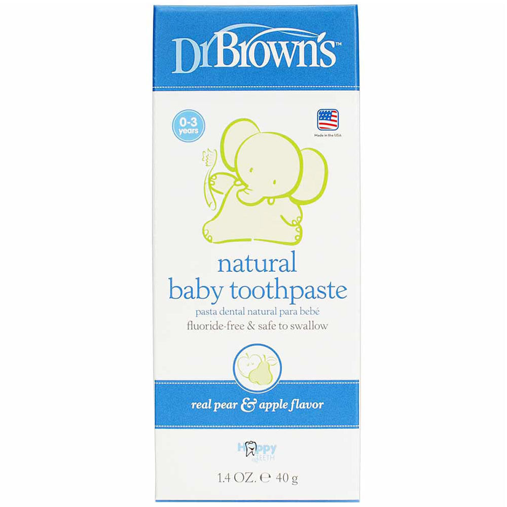 Pasta Dental Para Bebe Dr Brown S Sin Fluoruro Tubo 40g Plazavea Supermercado