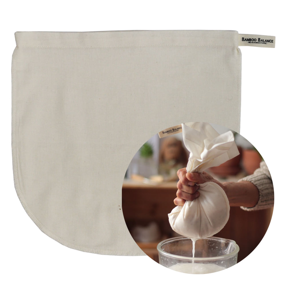 bestonzon Bolsa filtrante para leche vegetal bolsa de malla de filtro de tela para café té Concentrado   50Pz 