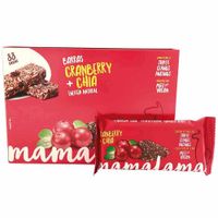 Barra Energética MAMALAMA Cranberry Caja 5un