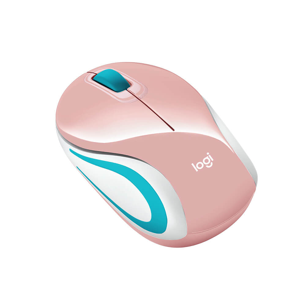 Mouse Logitech M187 Mini Wireless Refresh Rosado - 910-005364