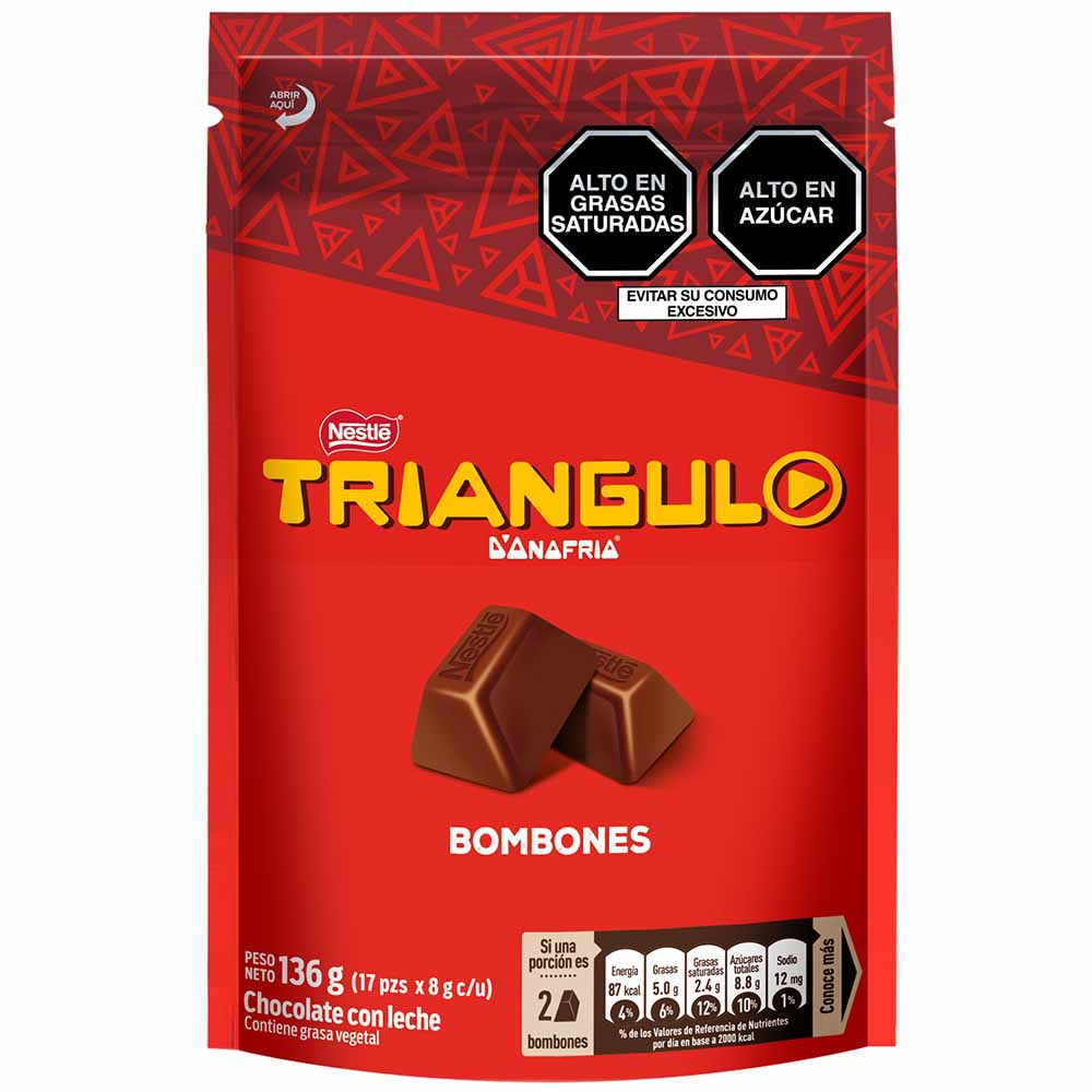 Chocolate NESTLÉ Triángulo Doypack 136g