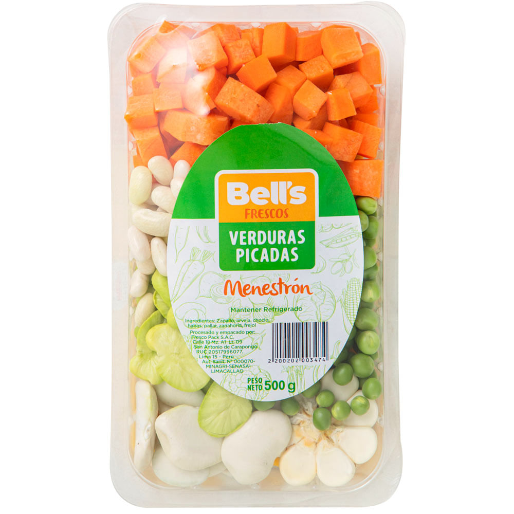 Menestrón BELL'S Bandeja 500g