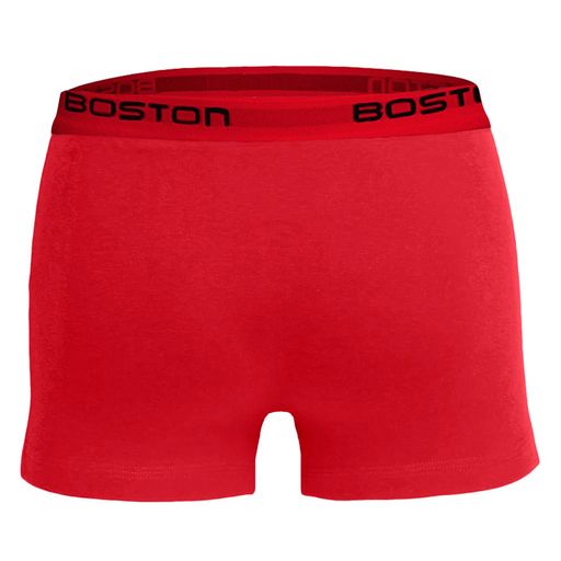 B xer Boston Corto El stico Visible Rojo Talla L plazaVea