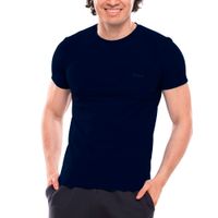 Polo Manga Corta Fila Cuello Redondo Azul Marino FC-210