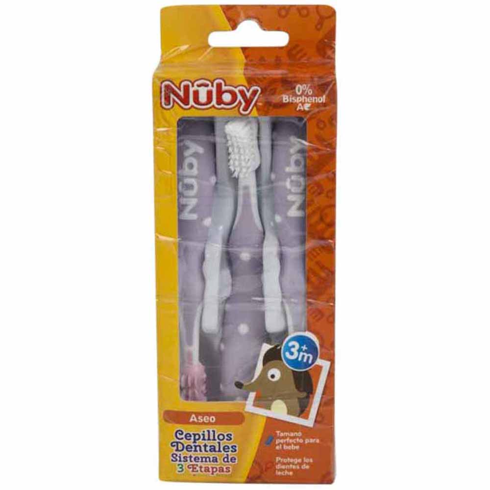 Set De Cepillos Dentales Nuby 3und