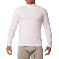 Polo Manga Larga Fila Cuello Alto Blanco FC-242