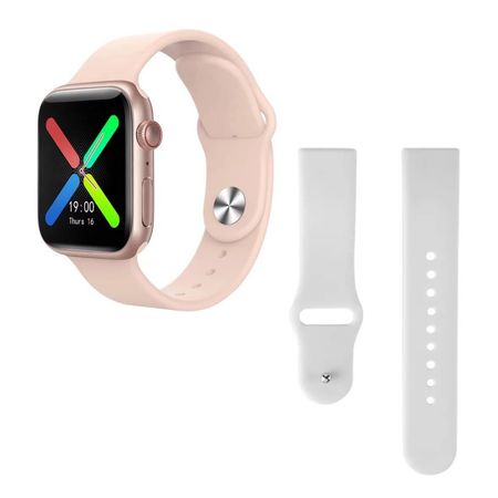 Pack Smartwatch T500 Plus Rosado y Correa Blanca Adicional 42mm Y 44mm × |  plazaVea - Supermercado