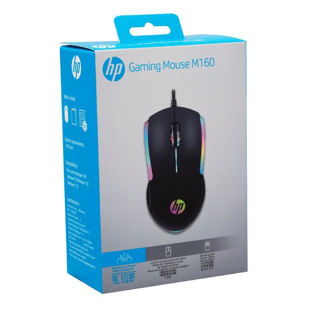 Mouse Gaming con Luces Led HP M160 plazaVea Supermercado
