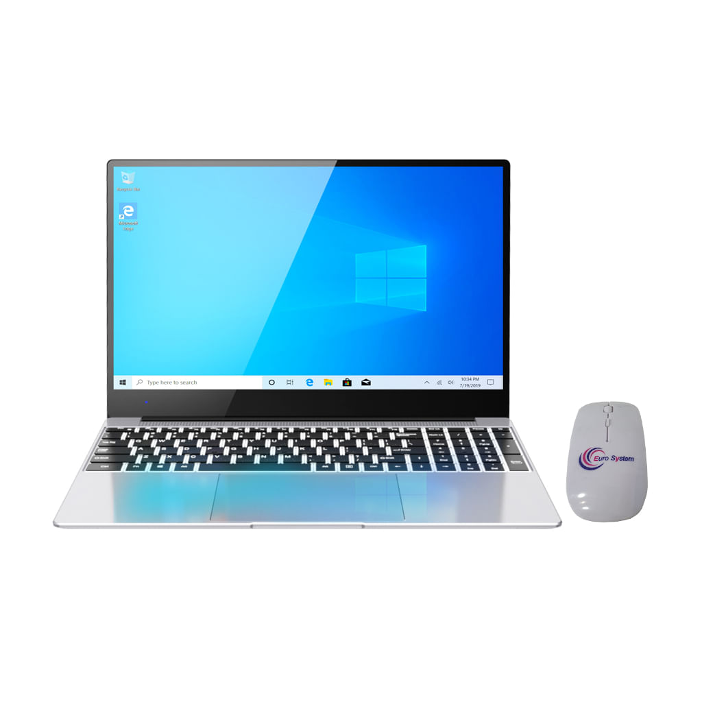 Laptop Euro System CYBER PLUS Metalica Core i3 8 Gb RAM 256 SSD 15.6 FHD IPS, 2 USB 3.0, 1 HDMI, 1 M
