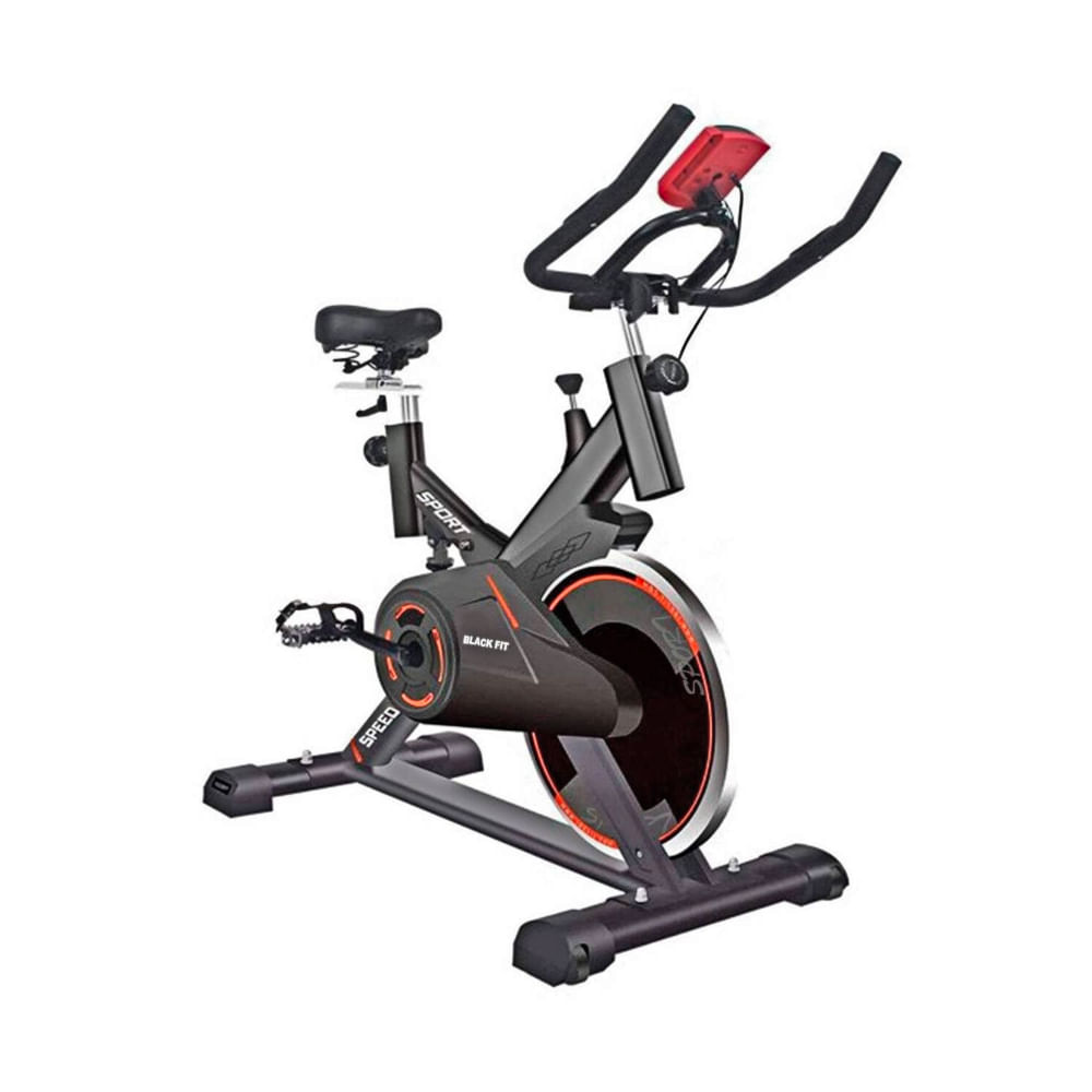 Bicicleta Spinning S700 Volante 15kg Black Fit