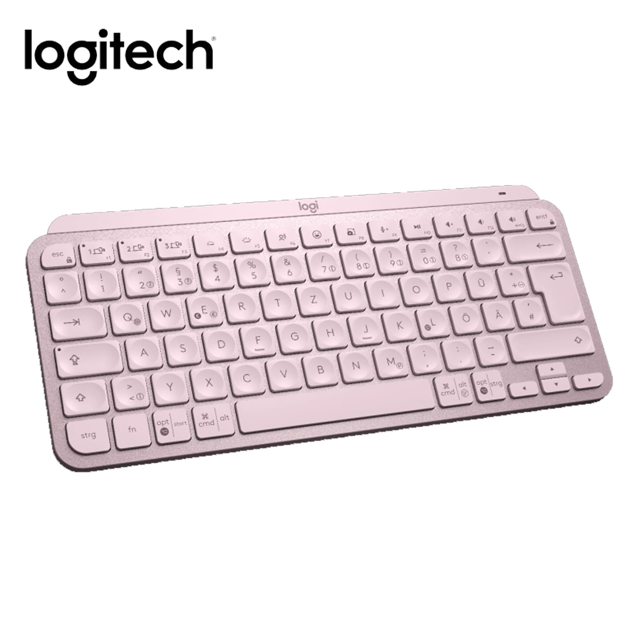 Teclado Logitech Mx Keys Mini Multi-Device Bt Iluminado Rose Sp