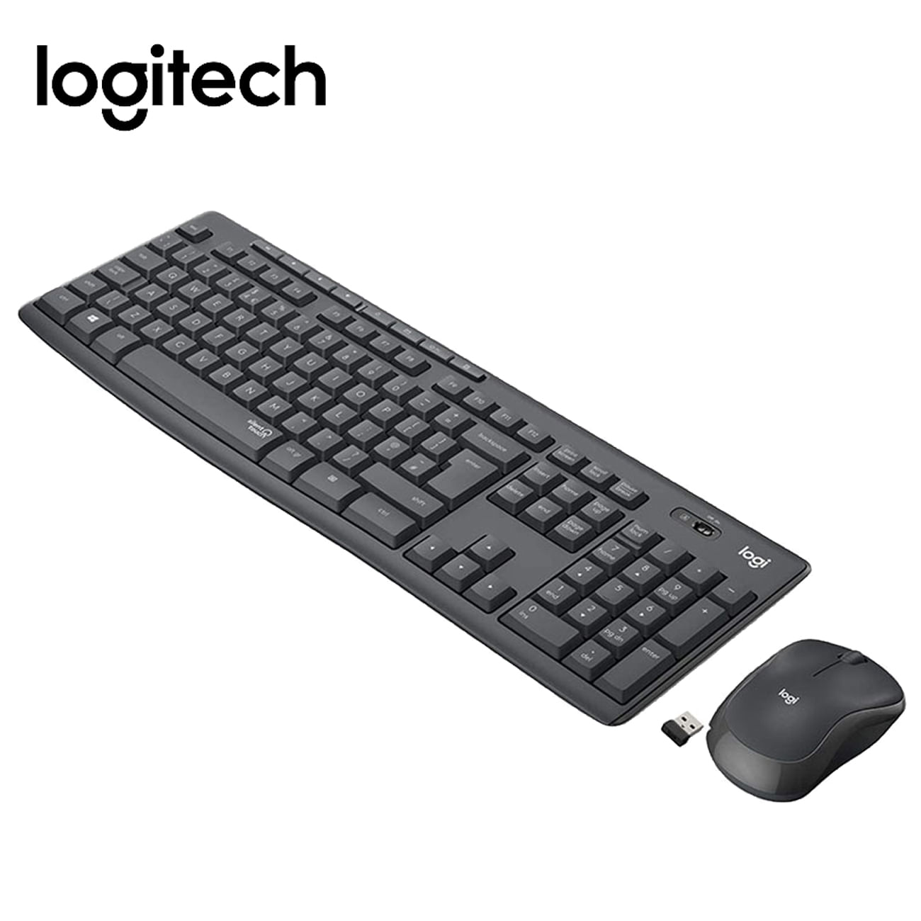 Teclado Y Mouse Mk295 Silent Wireless Negro Logitech