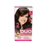 Tinte Duo Color Nutrit # 5 Castaño Claro - Kit 1 UN