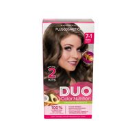 Tinte Duo Color Nutrit # 7.1 Rubio Medio Cenizo - Kit 1 UN