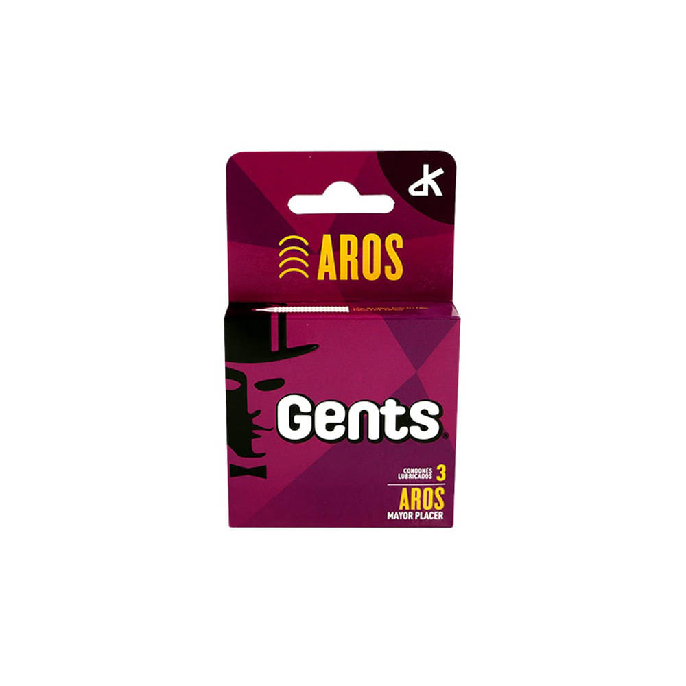 Preservativos Gents con Aros - Caja 3 UN