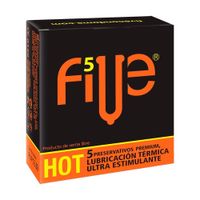Preservativos Five Hot - Caja 5 UN