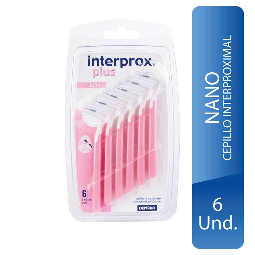 Cepillos Interproximales Interprox Plus Nano - Blister 6 UN