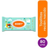 Toallitas Húmedas Ninet Recién Nacido - Bolsa 80 UN