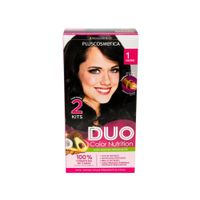 Tinte Duo Color Nutrit # 1 Negro - Kit 1 UN