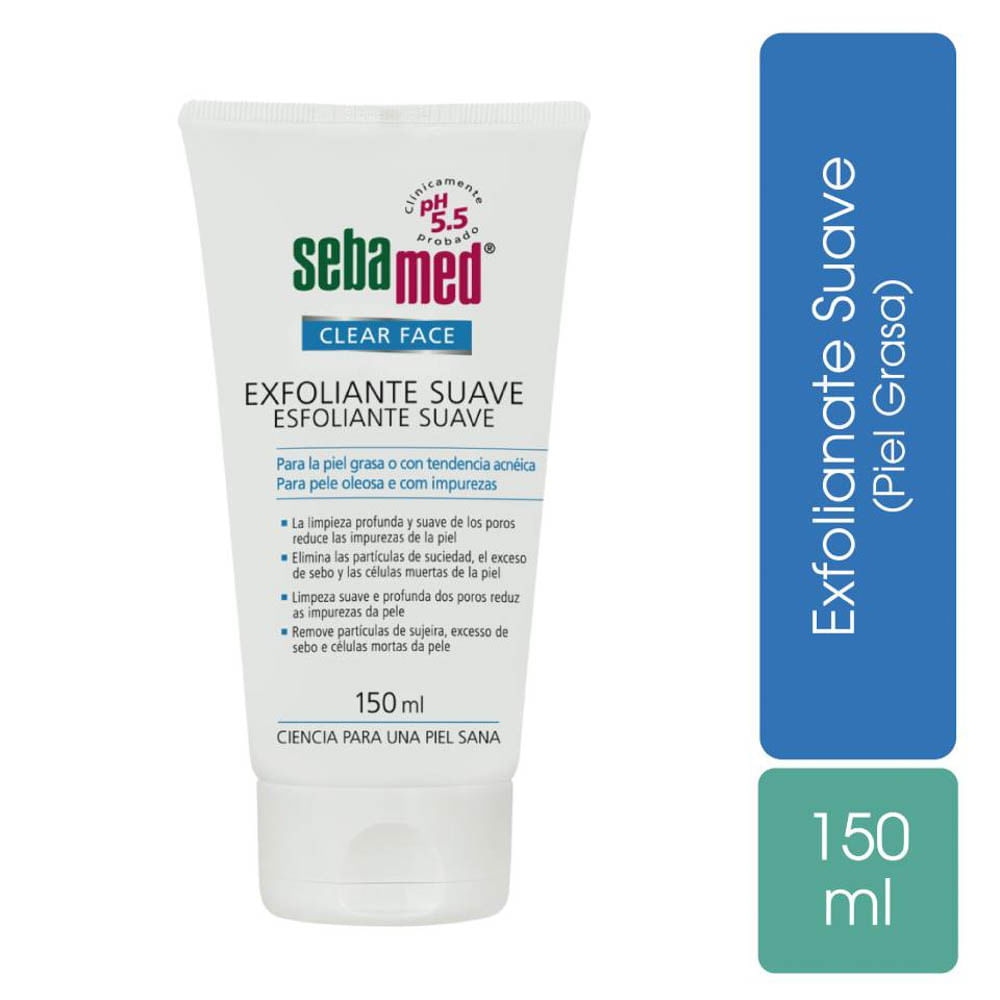 Exfoliante Facial Sebamed Clear Face - Tubo 150 ML | plazaVea ...