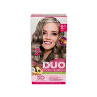 Tinte Duo Color Nutrit # 8.1 Rubio Claro Cenizo - Kit 1 UN