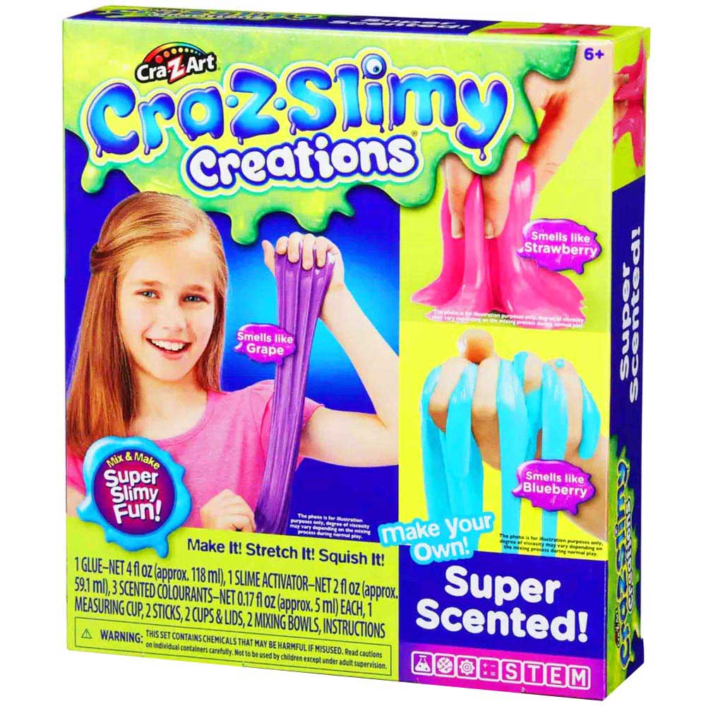 Set de Slime CRAZY ART Aromatizado Kit Mediano 19243 | plazaVea ...