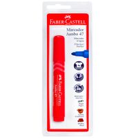 Plumón FABER CASTELL 47 Rojo Blíster 1un