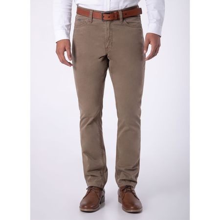 Pantalón Pionier Drill Stretch Cintura Recto Relaxed Confort Hombre