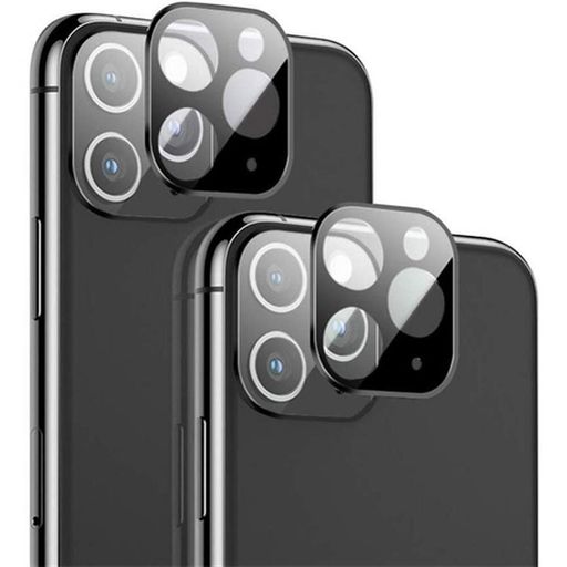 Vidrio Protector de Cámara para iPhone 12 Pro Max - Negro