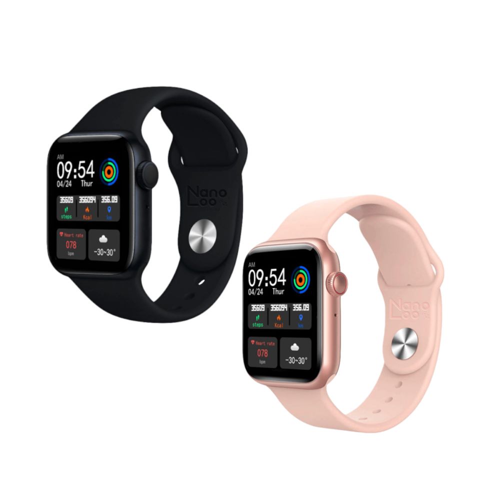 Pack Smart Watch T500 Plus Negro y Rosa | plazaVea - Supermercado