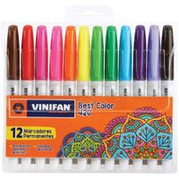 Marcador Permanente VINIFAN Best Color 420 Paquete 12un