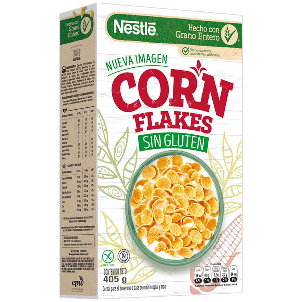 Cereal Integral NestlÉ Corn Flakes Caja 405g Plazavea Supermercado