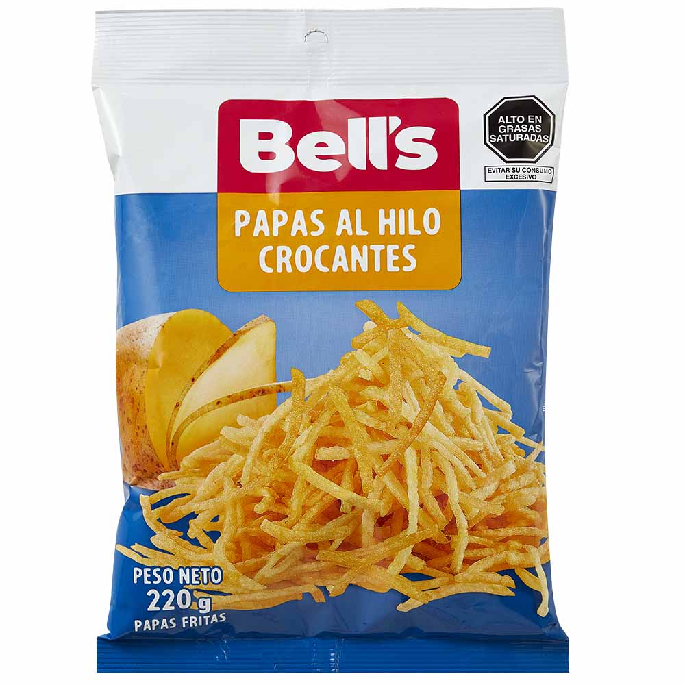 Piqueo BELL'S Papas al hilo Bolsa 220Gr
