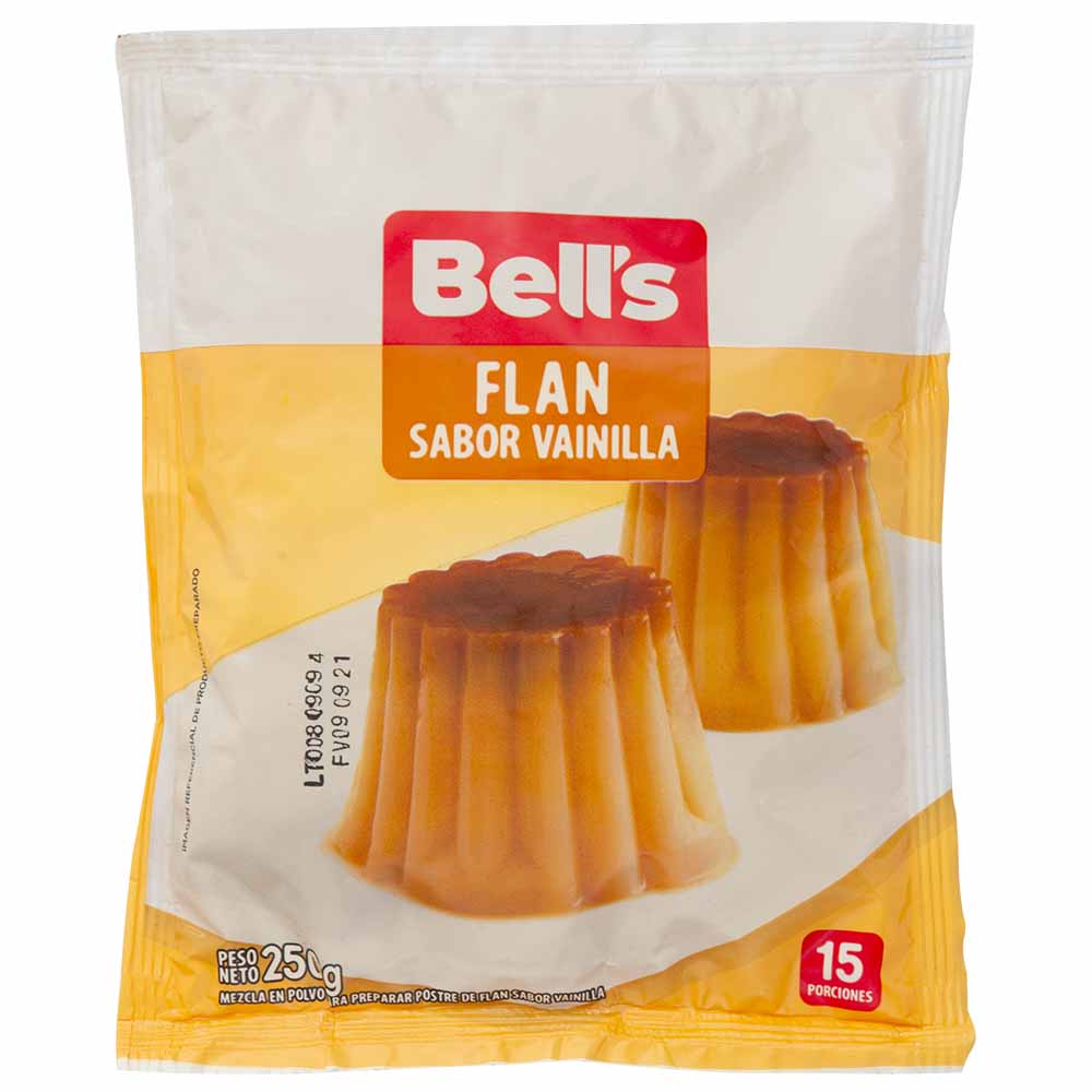 Flan Sabor a Vainilla BELL'S Bolsa 250g