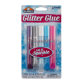 Pegamento Glitter Confeti X 5 Elmer's 10,5 Ml C/u