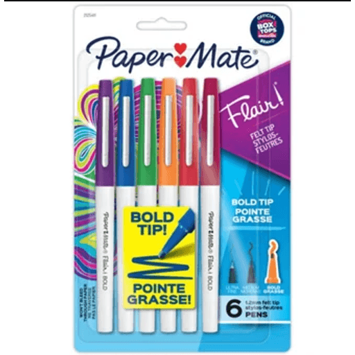 Plumones Paper Mate Doble Punta