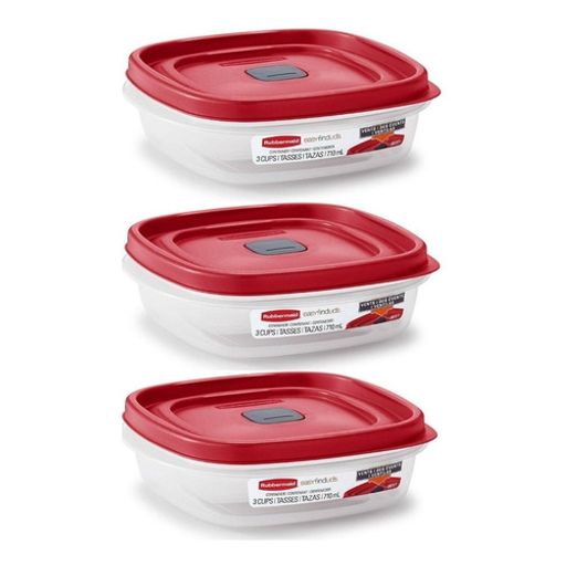 Rubbermaid Easy Find Lids Container, 710 Milliliter