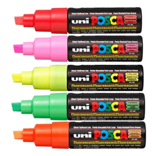 Uni Posca paquete de marcadores de todos los colores