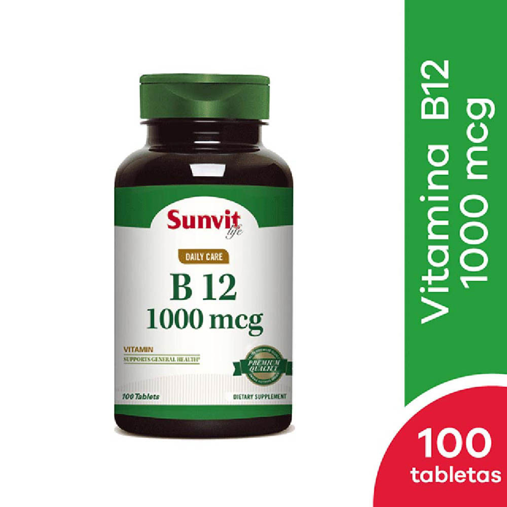 Vitamina B12 1000mcg Tableta plazaVea Supermercado