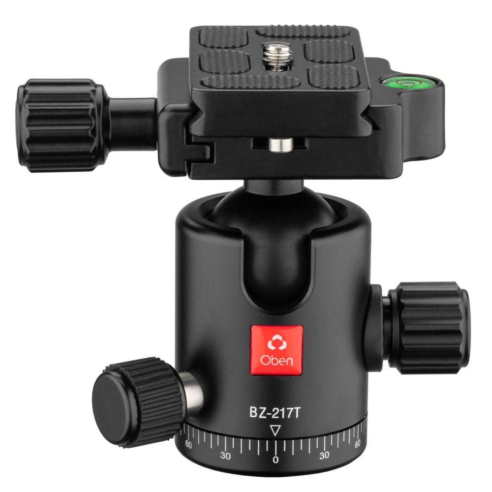 Oben At3565 Aluminum Travel Tripod And Bz217T TripleAction Ball Head