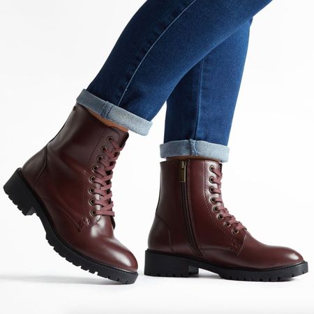 Botines Malabar Mujer Planaboot2 Guinda | plazaVea - Supermercado